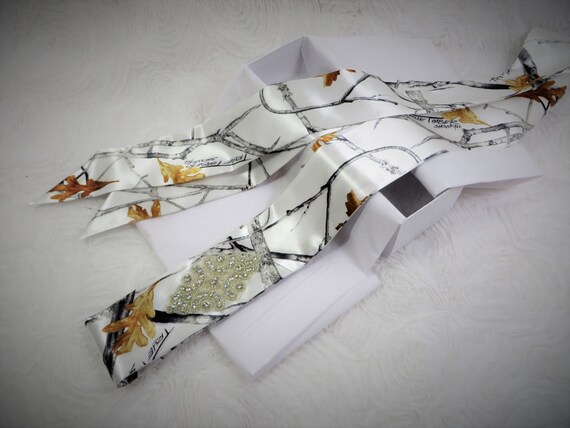 Camo sashes for wedding dresses sale