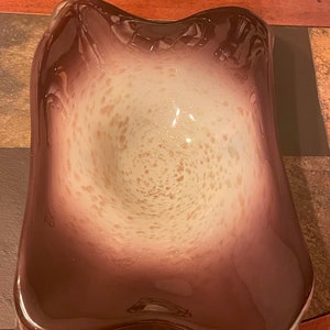RARE Murano Glass Catch All Dish Tray Ashtray Tobacco