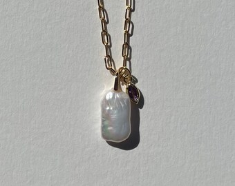 Gold Pearl Pendant