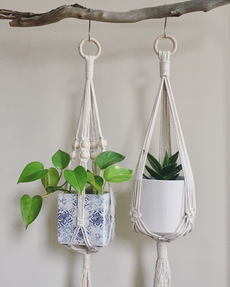Rope Plant Hanger Etsy