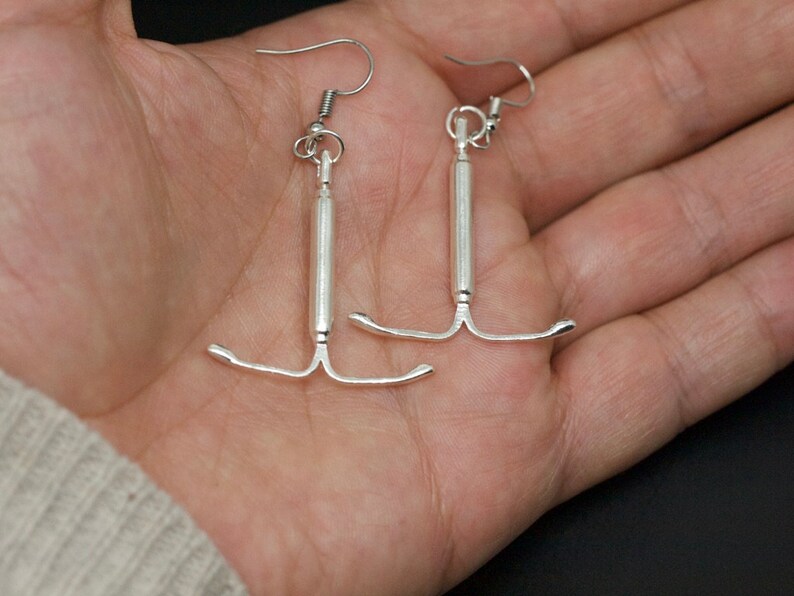IUD Earrings  match your IUD pendant image 5
