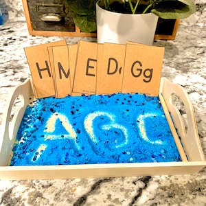 Sand Writing Tray Montessori