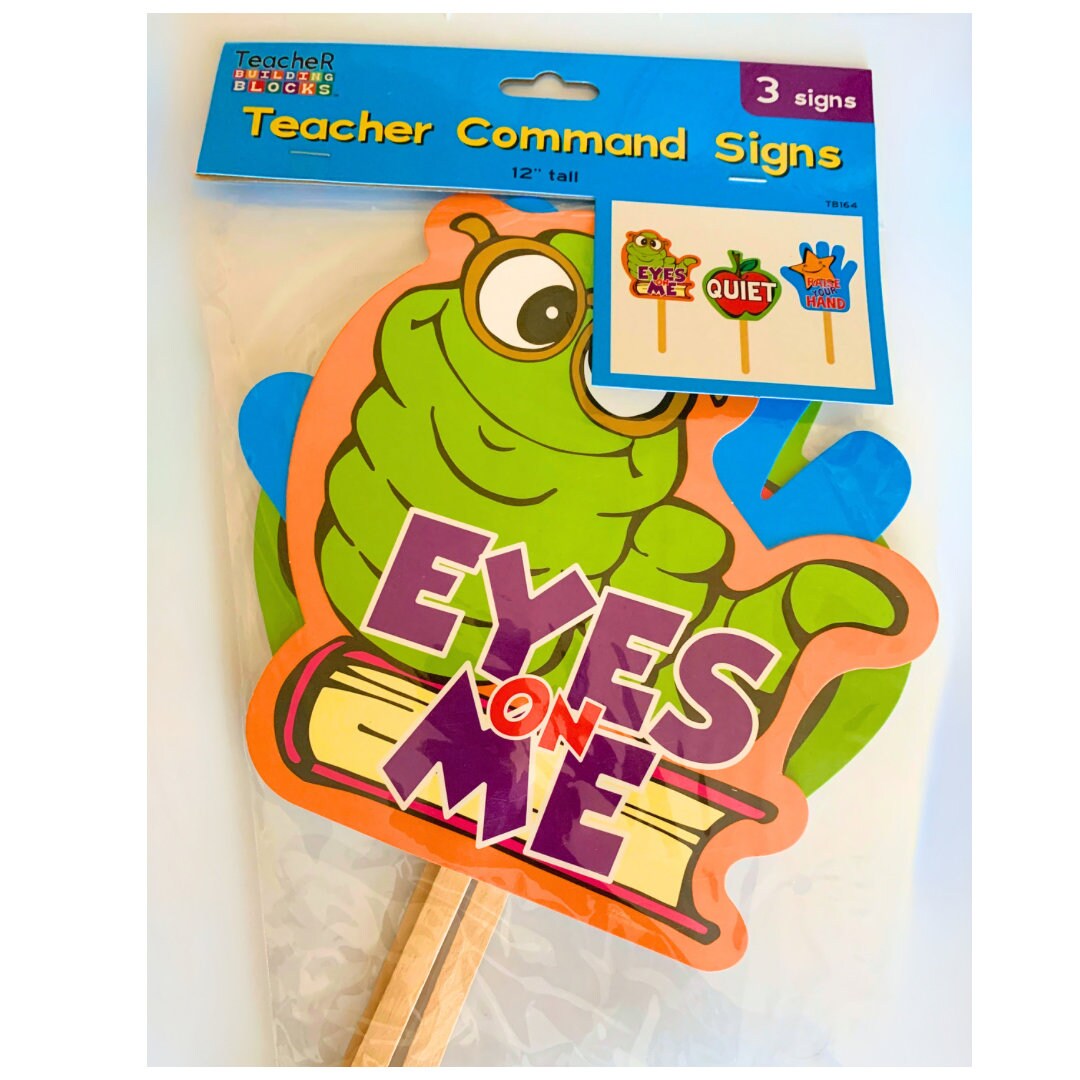Prek-kindergarten Teacher Command Signs - Etsy