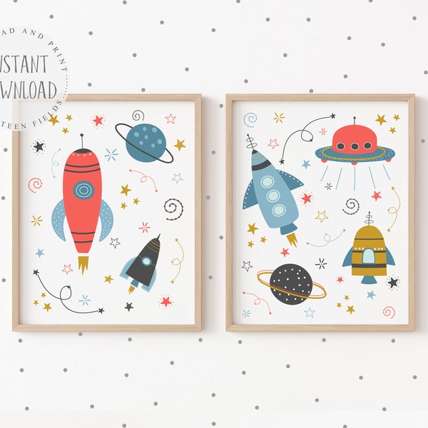 Space Themed Nursery Etsy