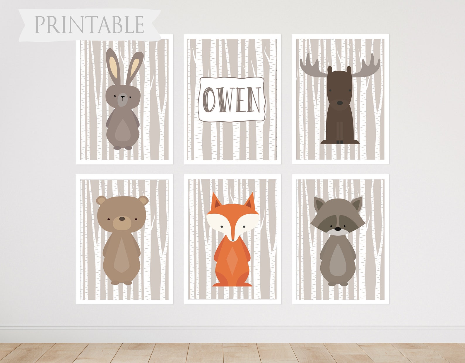 Woodland Nursery Decor Cottagecore Nursery Woodland Nursery Etsy