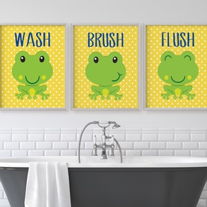 Kinder Badezimmer Dekor Waschpinsel Spülung Kinder | Etsy