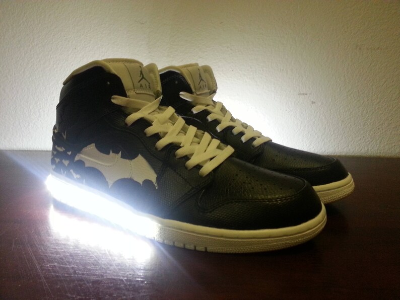 Men�s Light Up Batman Shoes Series 4 Etsy