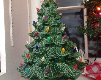 CHRISTMAS SALE VINTAGE Style Ceramic Christmas Tree CHRISTMAS SALE VINTAGE Style Ceramic Christmas Tree