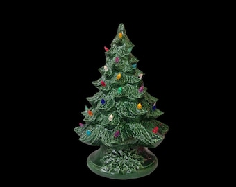 Ceramic Christmas Tree - 12 Inches- Ceramic Christmas Tree 12 Inches Tall - 14" With Star - Ceramic Tree - Christmas