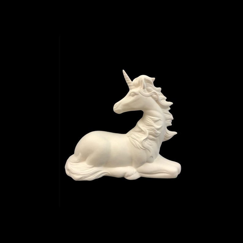 Ceramic Bisque Unicorn Ready to Paint Unicorn Unicorn Etsy