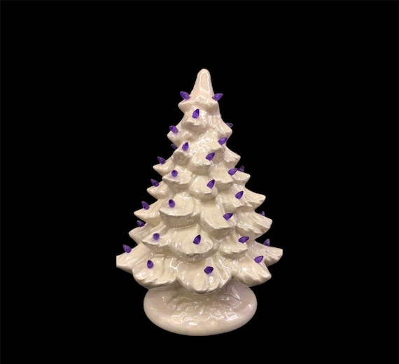 Pearl White Ceramic Christmas Tree - Off-White