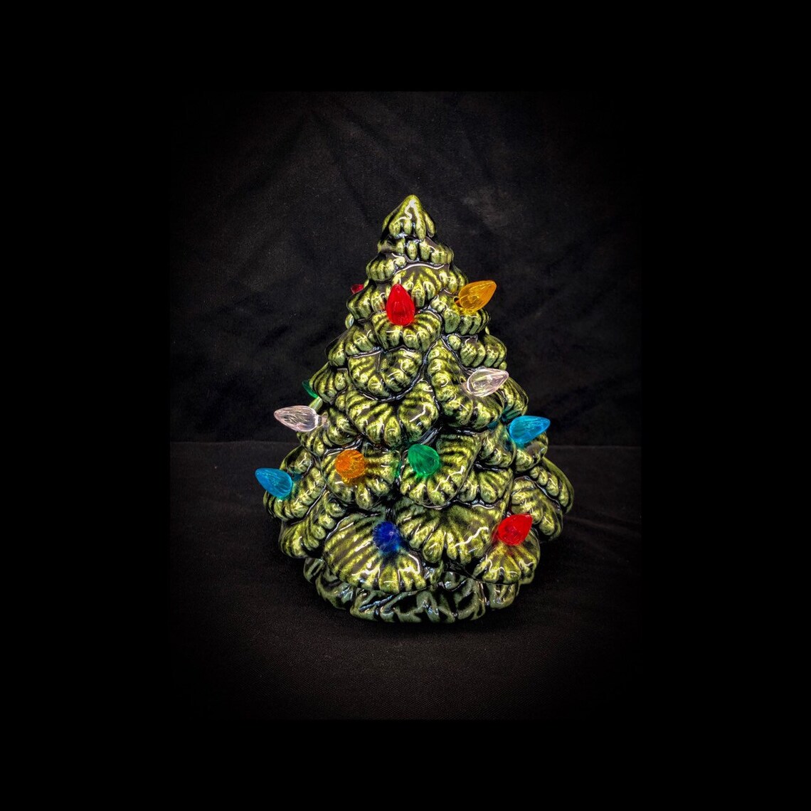 Ceramic Christmas Tree Napkin Holder Tree Napkin Holder Etsy