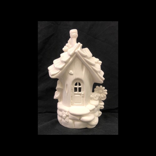 Fairy House Ready to Paint Ceramic Fairy House Fairy House Etsy