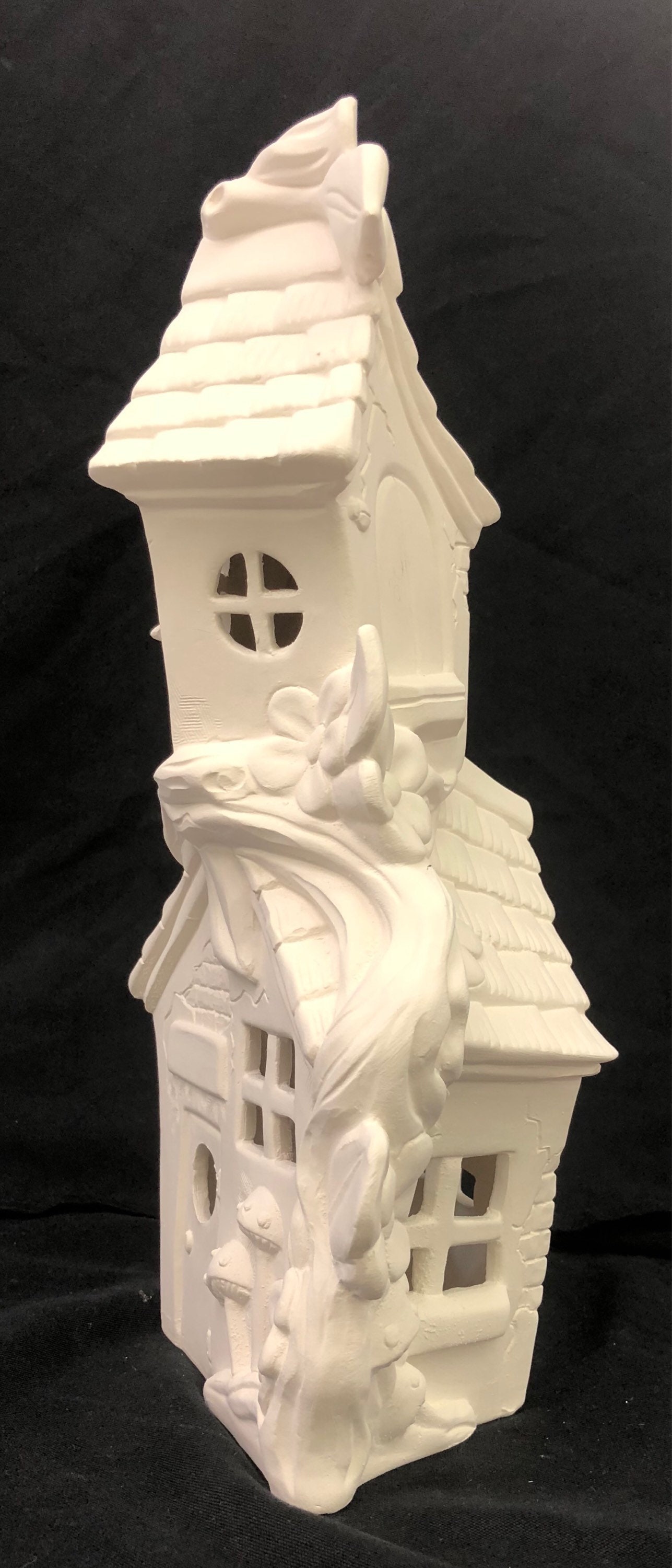 Ceramic Fairy House Ready to Paint Fairy House Mandevilla Etsy