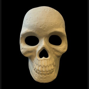 Ceramic Skull - Ready To Paint Skull - Ceramic Bisque - Bisque Skull - You Paint - DIY - DIY Skull - Halloween - Decor - Skull