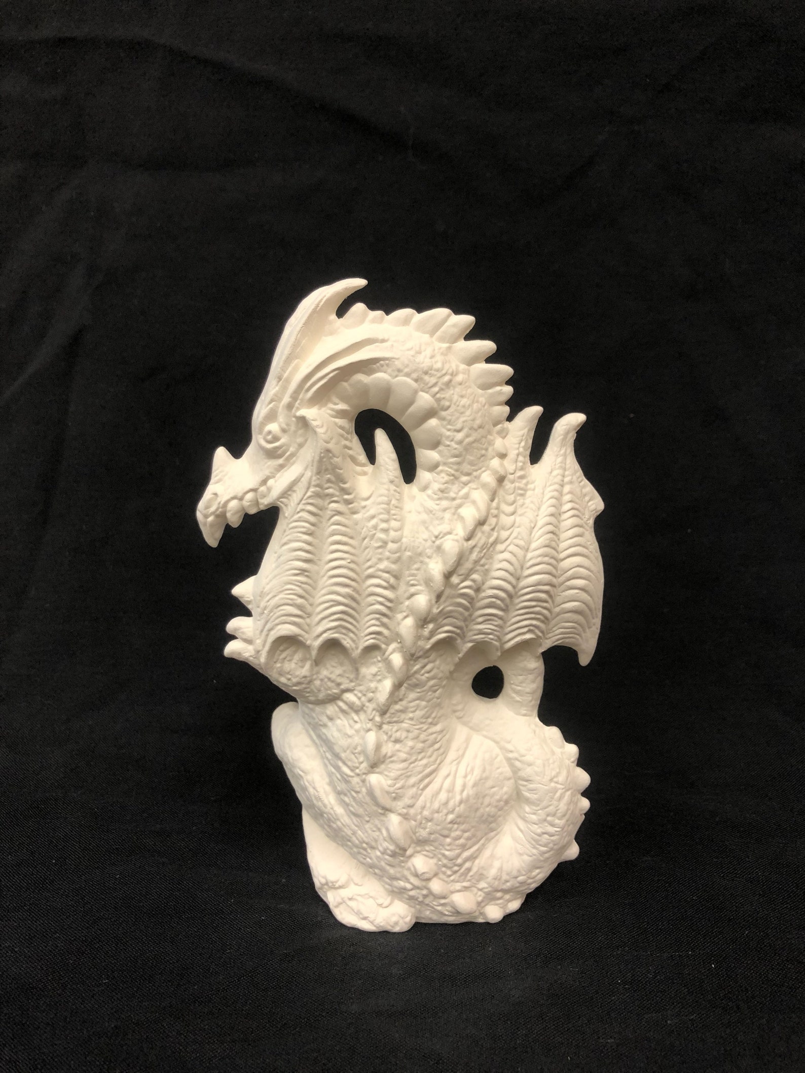 Ceramic Bisque Dragon Dragon Ready to Paint Ceramic Etsy