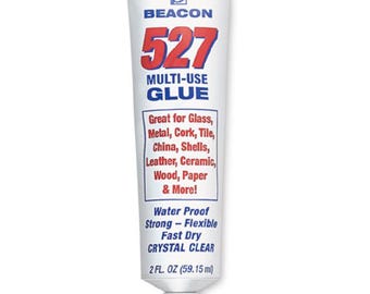 Beacon 527 Craft Glue - Multi-Use, Clear Drying, 2oz Tube