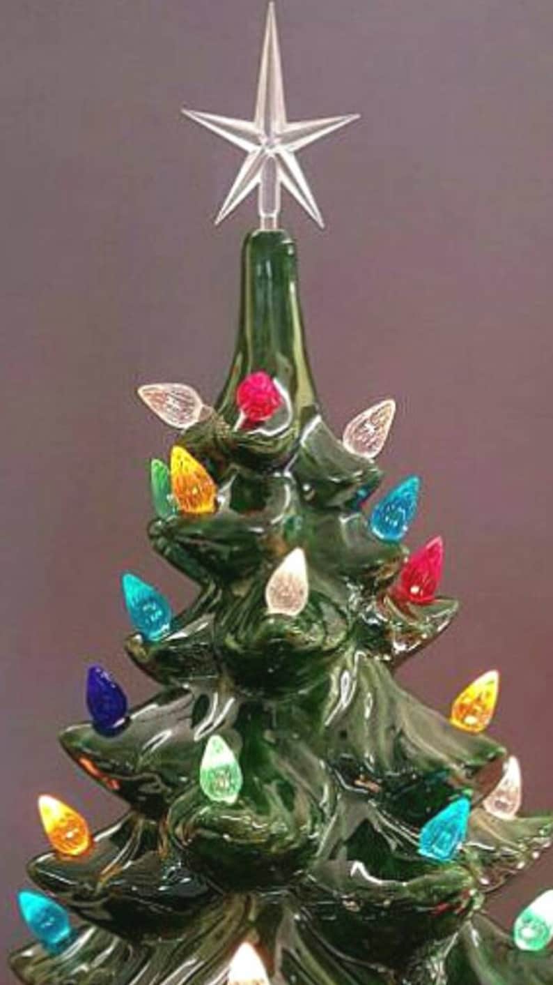 Ceramic Christmas Tree Ceramic Christmas Tree Tall Etsy