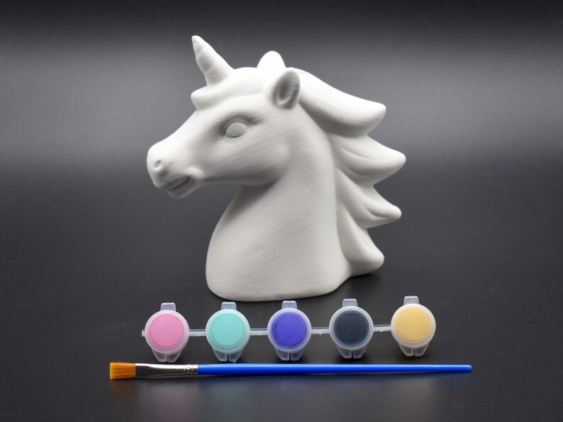Paint Your Own Unicorn Bank Ceramic Unicorn Unicorn With Etsy