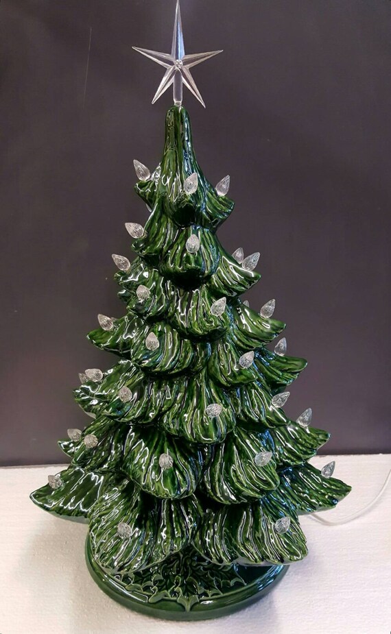 Ceramic Christmas Tree Ceramic Christmas Tree With Clear Etsy image 0 - Ceramic Christmas Tree Ceramic Christmas Tree With Clear Etsy