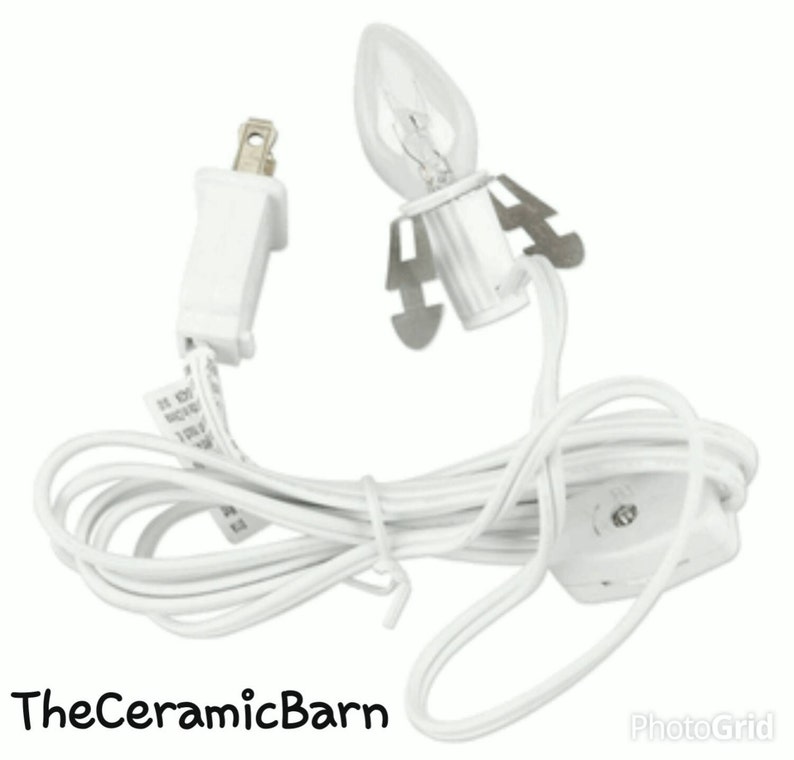 CLIP LIGHTpinch light for ceramics and other crafts 6 foot cord onoff switch