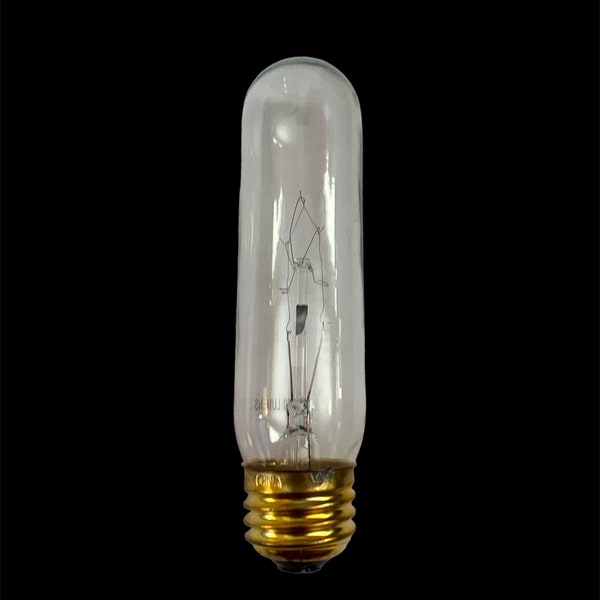 Tubular Incandescent Lightbulb For Large Ceramic Trees Replacement Bulb 40W Clear 2000 Hours 280 Lumens