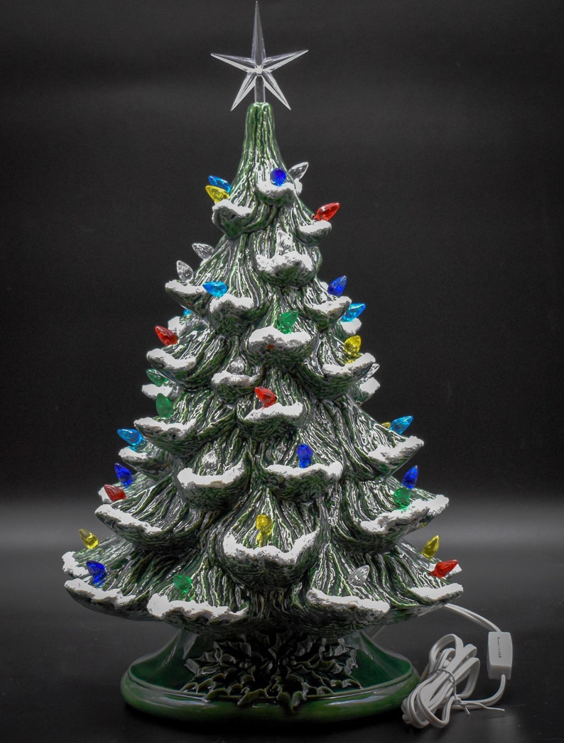 Ceramic Christmas Tree Ceramic Christmas Tree 18 Tall Etsy