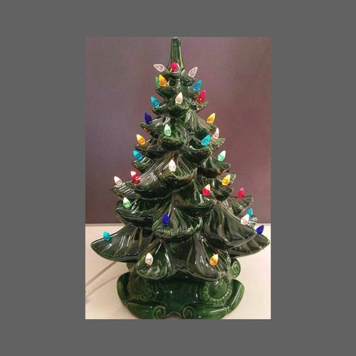 Ceramic Christmas Tree No Star Ceramic Christmas Tree With Etsy