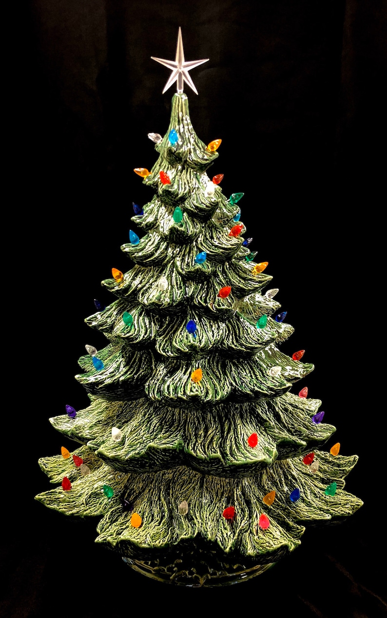 oversized ceramic christmas tree