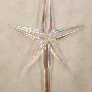 Large Clear Aurora Star - Ceramic Christmas Tree Star - Aurora Star - Large Star - Star For Ceramic Christmas Tree