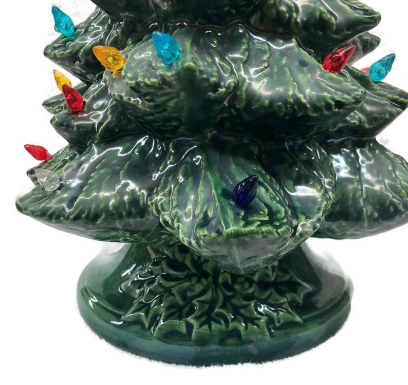 Ceramic Christmas Tree 12 Inches Ceramic Christmas Tree 12 Inches Tall 14 With Star Ceramic Tree Christmas image 8