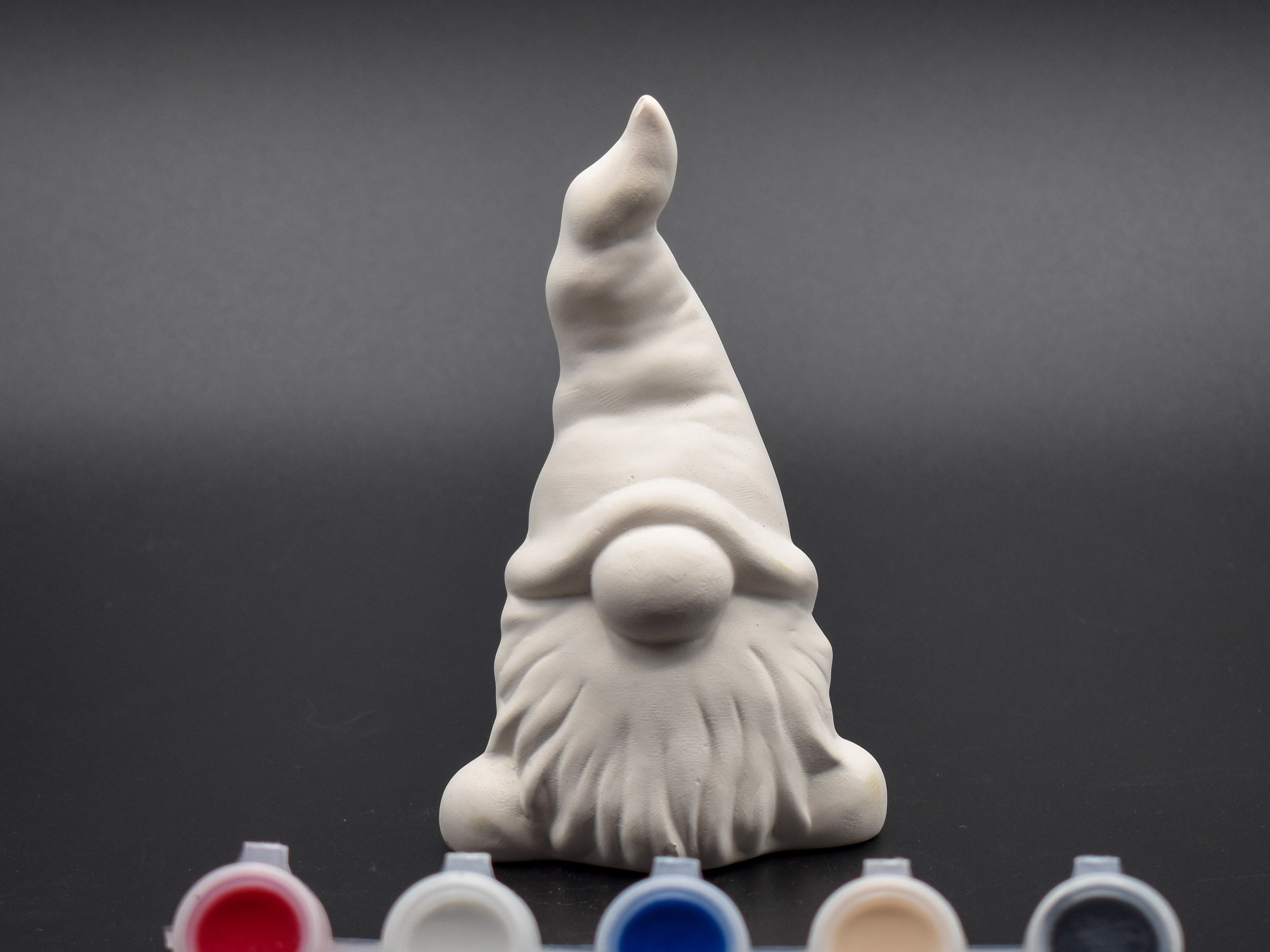 DIY Paint Kit Gnome Figurine Paint A Gnome Ceramic Gnome Etsy