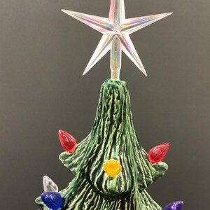 Ceramic Christmas Tree - Clear Aurora Star - Etsy