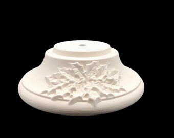 Large Ceramic Christmas Tree Replacement Base -  Nowell Ceramic Bisque Tree Base - U Paint Ceramic Tree Base - Ready to Paint
