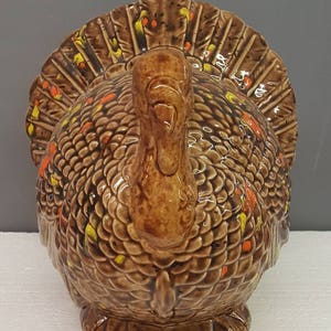 Ceramic Turkey Thanksgiving Turkey Ceramic Turkey Decoration Large Ceramic Turkey Thanksgiving Centerpiece Hand Glazed Turkey Bild 5