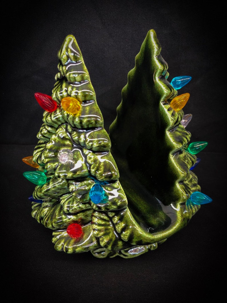 Ceramic Christmas Tree Napkin Holder Tree Napkin Holder Etsy