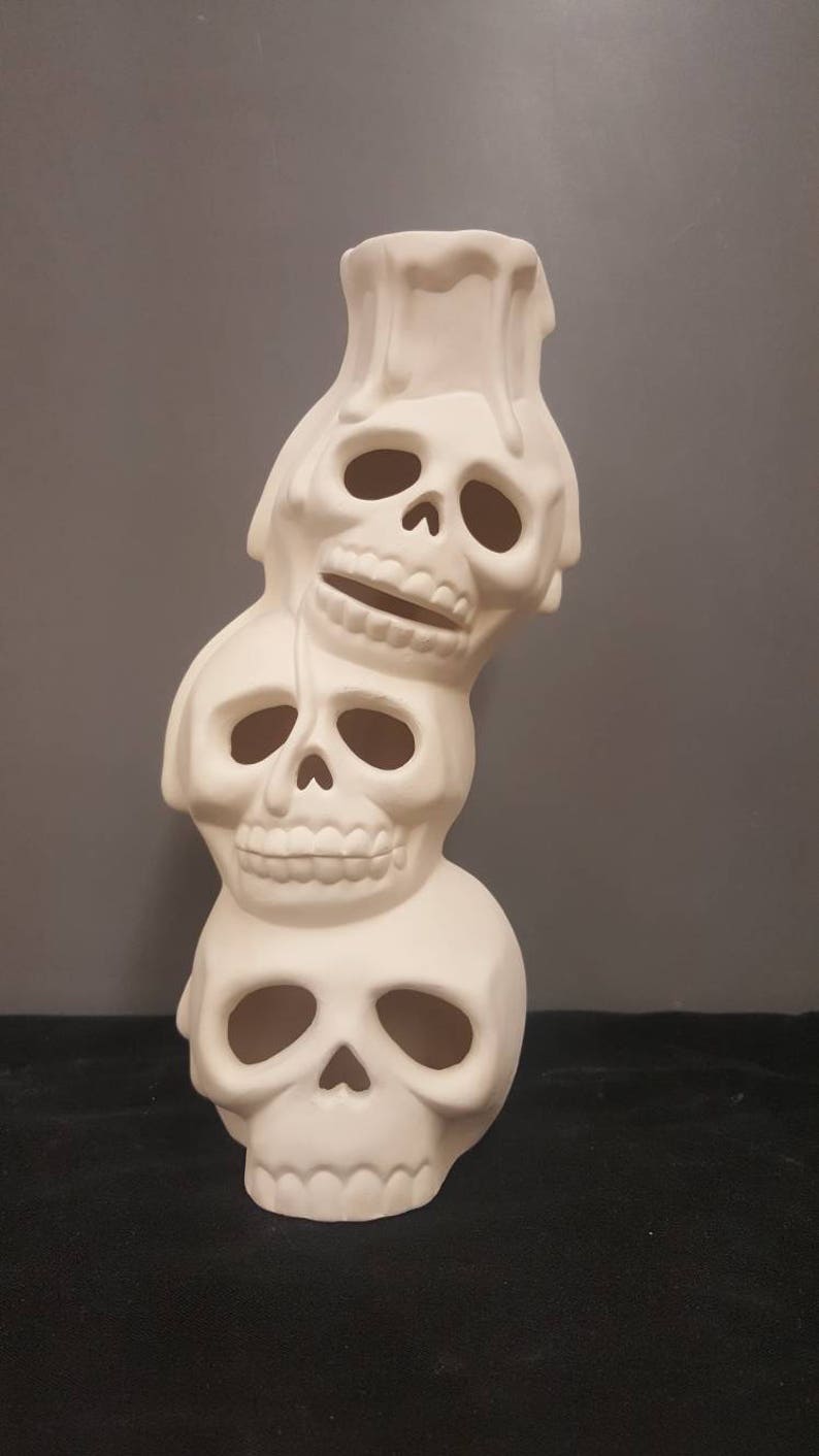 Halloween Ceramic Bisque Skeletons Ready to Paint Ceramic Bisque