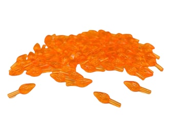 Small Orange Twist Lights For Ceramic Christmas Tree - Small Orange Replacement Lights For Ceramic Trees