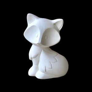 Ceramic Fox - Shifty Fox - Ceramic Bisque Fox - Ready To Paint Ceramic - DIY - Paint At Home - Fox Figure - Fox - Bisque Fox