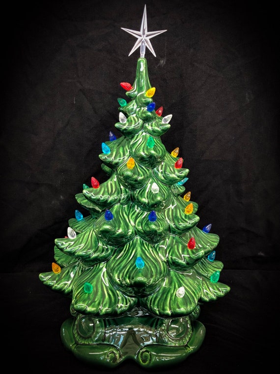 Large ceramic on sale christmas tree