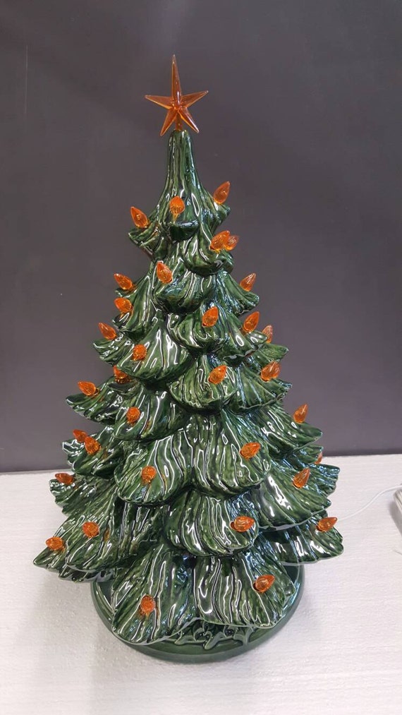 Orange christmas tree lights deals