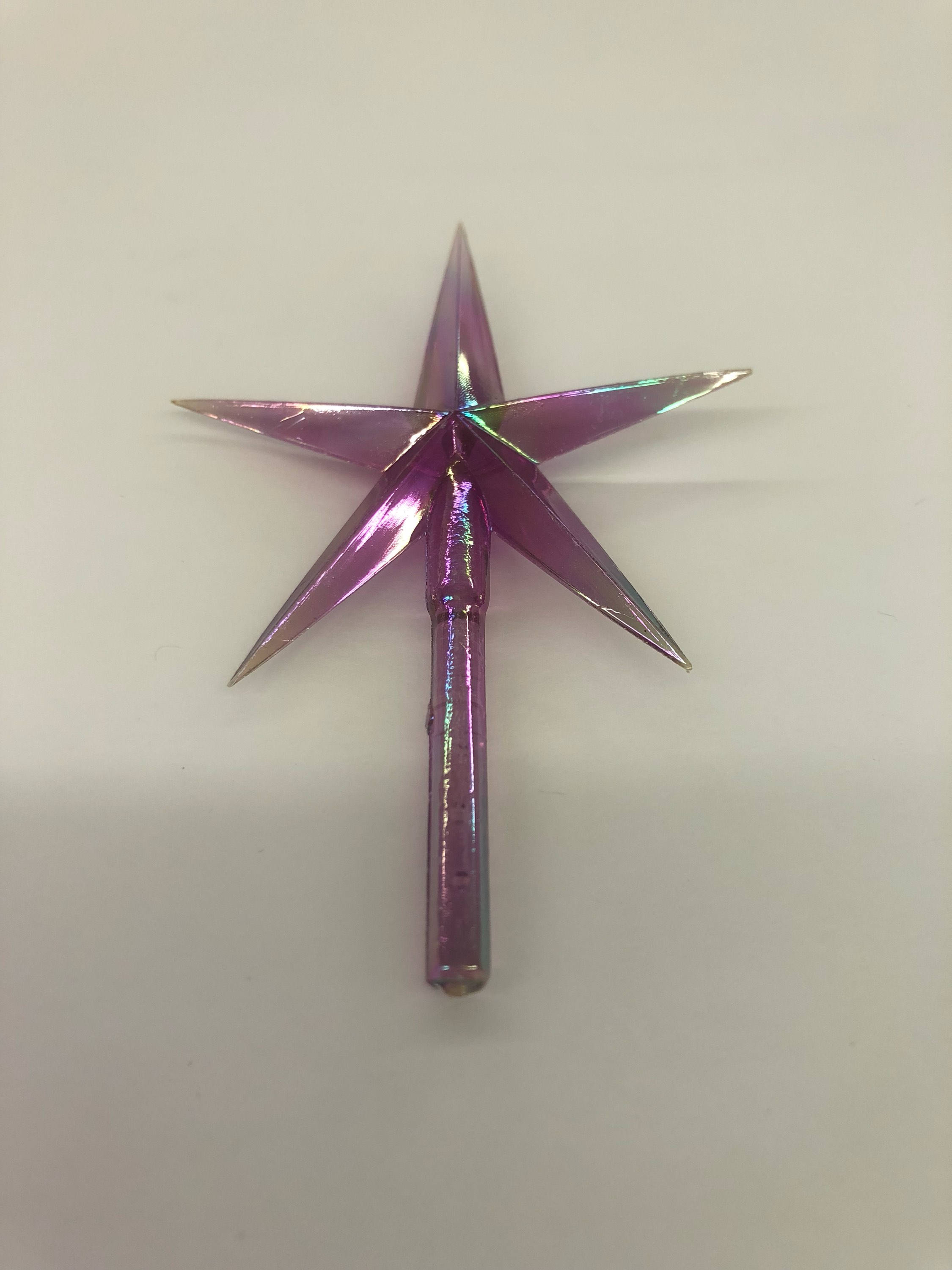 Large Purple Aurora Star For Ceramic Christmas Tree Star Etsy