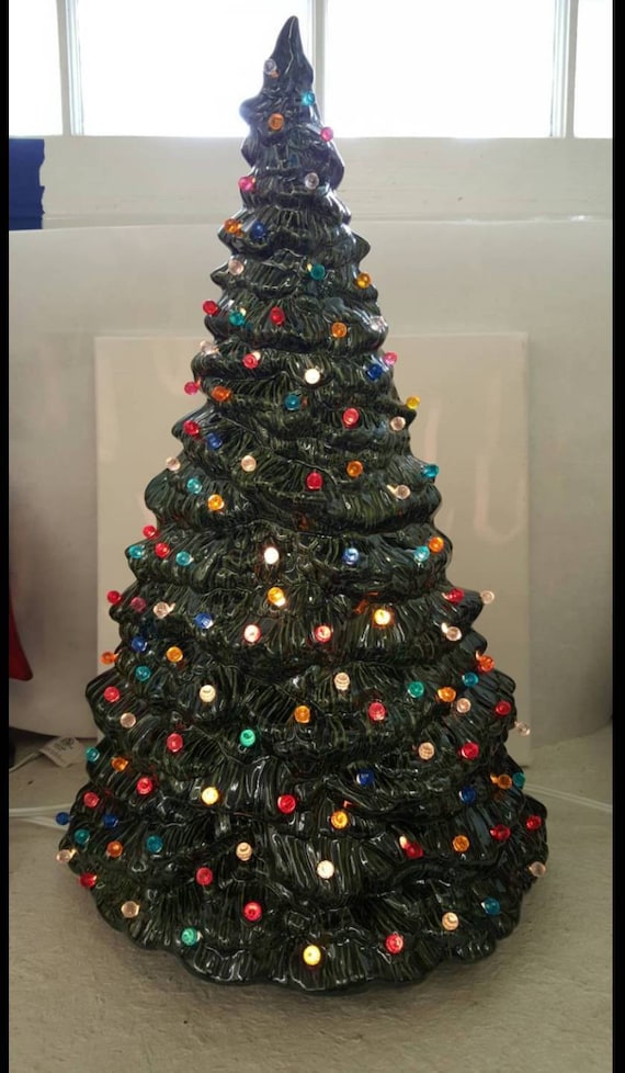sale ceramic christmas tree ceramic tree 18 large etsy where can i buy ceramic christmas tree lights