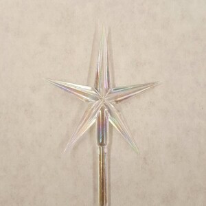 Large Clear Aurora Star: Ceramic Christmas Tree Topper - Etsy