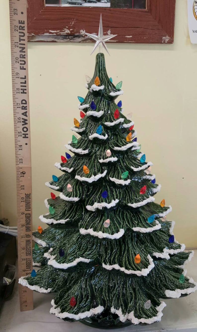 oversized ceramic christmas tree