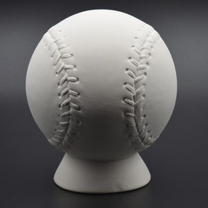 Baseball - Ceramic Baseball - Ceramic Bisque - Ready to Paint