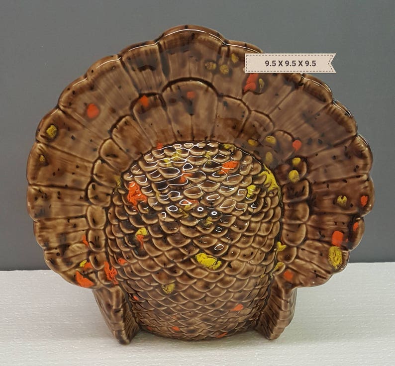 Ceramic Turkey Thanksgiving Turkey Ceramic Turkey Decoration Large Ceramic Turkey Thanksgiving Centerpiece Hand Glazed Turkey Bild 2