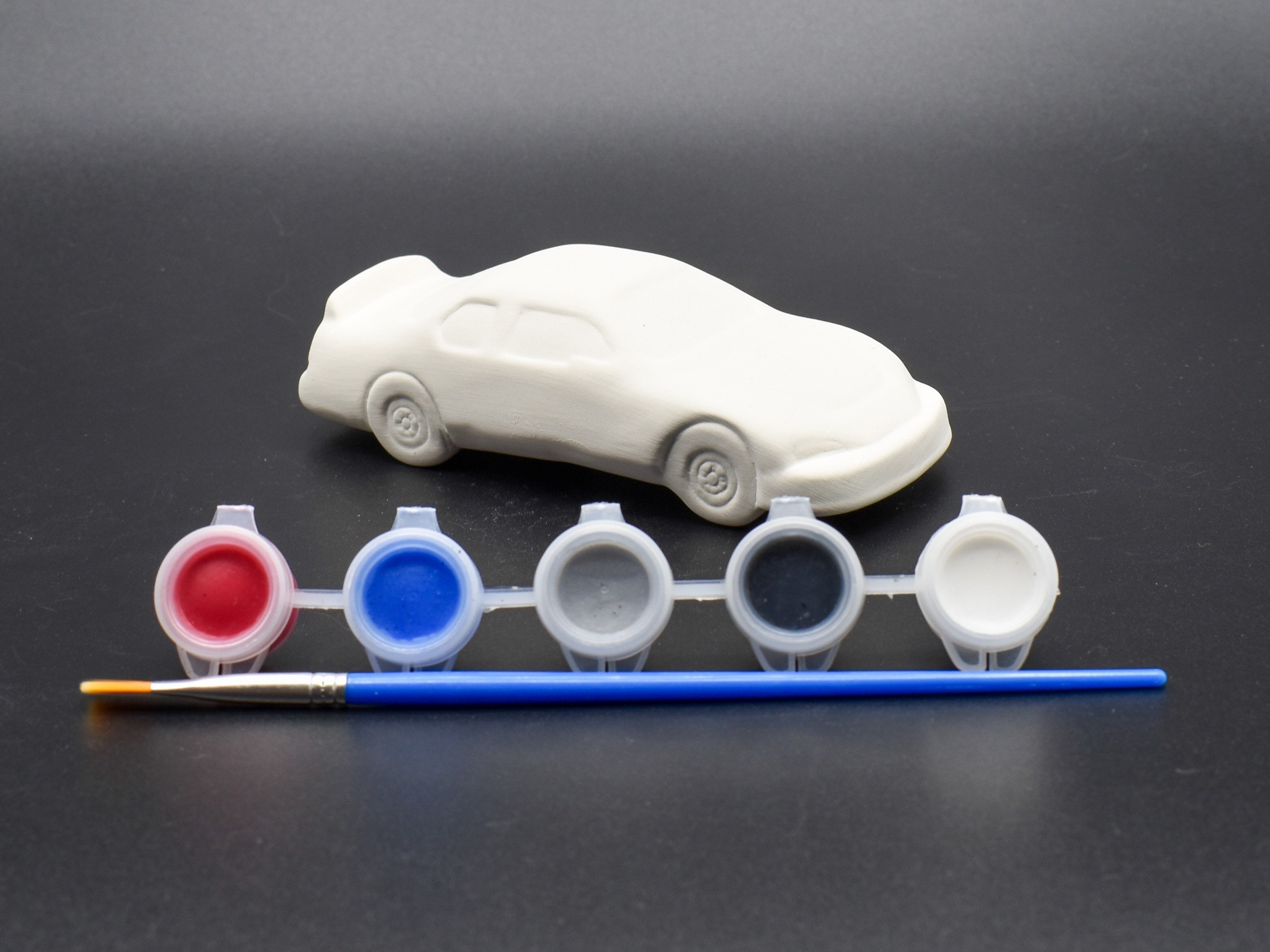 Race Car DIY Kit Paint At Home Kit Ready To Paint Etsy