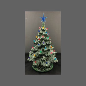 Ceramic Christmas Tree - Blue Star
