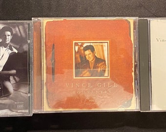 Vince Gill "The Key"; "When I Call Your Name" and "Souvenirs"  3 CD's  G+   Used